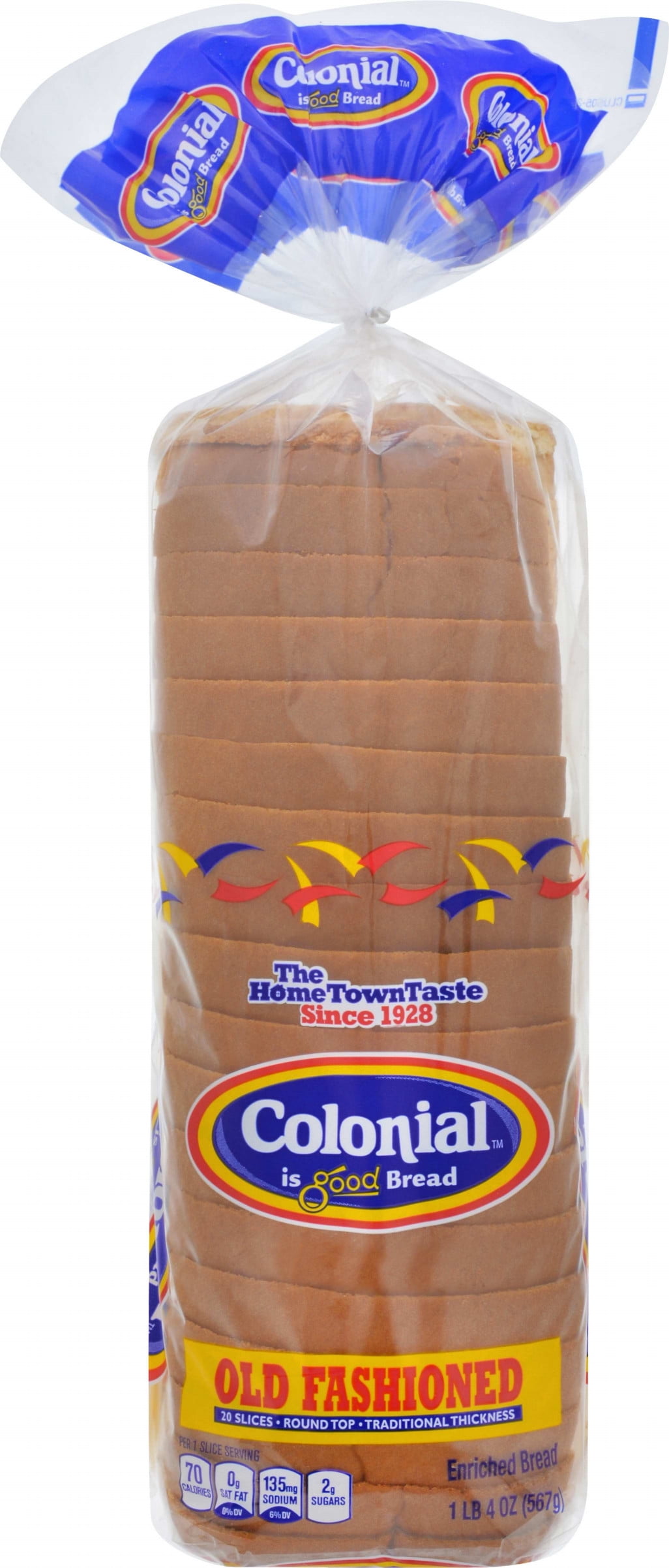 Colonial Old Fashioned White Bread, 20 oz