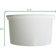 thumbnail image 5 of PCP Replacement Toilet Splash Guard, Open Bottom Liner for Commode, White, Liner, 5 of 5