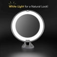 thumbnail image 3 of Beautural Makeup Mirror With 10x Magnification And Led Lights 1 Ball Joint 360 Adjustable Fixture, 3 of 5