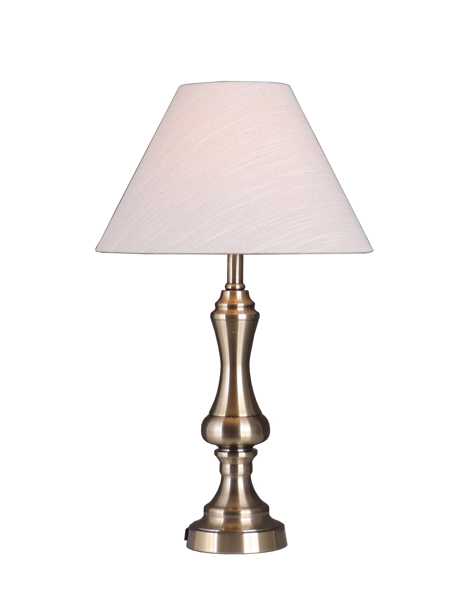 Simplee Adesso Taupe Fabric Tapered Uno Lamp Shade, 10"H x 15"D, Transitional, Adult Office, Dorm Room Use
