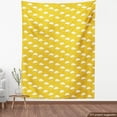 thumbnail image 4 of Ambesonne Umbrella Fabric by the Yard Upholstery, Raindrops Autumn Weather, 2 Yards, Earth Yellow and Mustard, 4 of 5