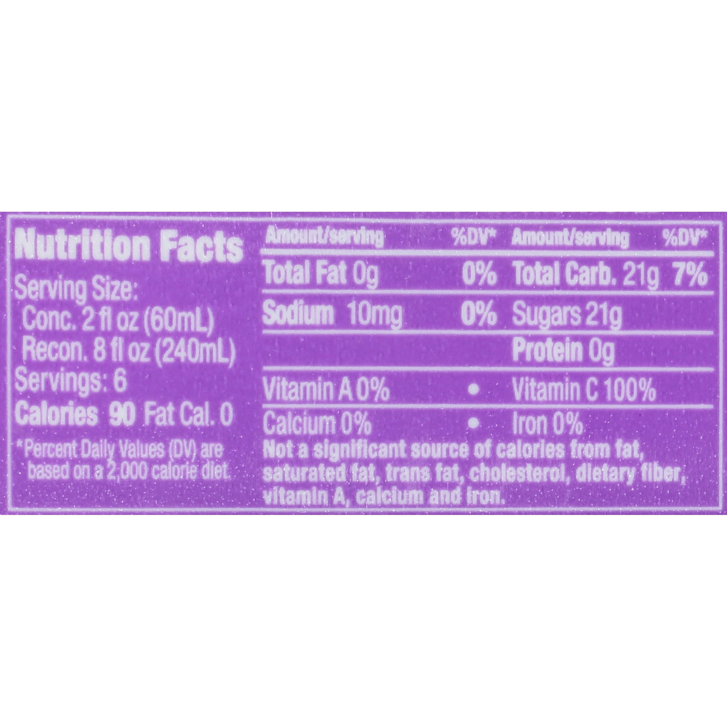 (7 pack) Harvest Select Grape Juice Drink, 12 oz Frozen Concentrate