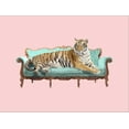thumbnail image 2 of Art.com Lazy Tiger Stretched Canvas Print Wall Art by Robert Farkas, 32" x 24", 2 of 4