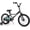 Black, variant on OLAKIDS Kids Bike, 12 14 16 18 Inch Toddlers Bike with Training Wheels Safety Bell Adjustable Seat and Handlebar Handbrake and Coaster Brake, Children's Bicycle for Boys Girls