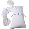 thumbnail image 5 of Boyfriend Body Pillow Arm Companion Light Blue U-shaped Good Gift, 5 of 5