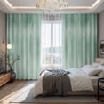 thumbnail image 2 of Green Blackout Curtains for Bedroom/Living Room, Pinch Pleated Black Out Curtains, Modern Abstract Art Ombre Striped Room Darkening Window Drapes with Hooks 2 Panels, 59"x70", 2 of 8