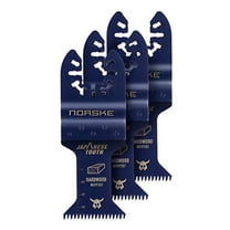 Norske Tools NOTP273 1-1/4 inch Japanese Tooth Bi-Metal Oscillating Multi Tool Accessory Blades (3 Pack Set) Universal Fit for Cutting Wood and Hard Wood