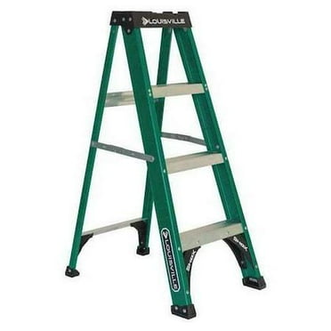 4 ft Fiberglass Stepladder, 225 lb Capacity