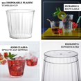 thumbnail image 4 of Efavormart 25 Pack | 9oz Crystal Clear Hard Plastic Party Cups With Rounded Rims, Disposable Tumblers, 4 of 10