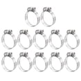 thumbnail image 1 of Abrazadera de manguera de engranaje de gusano Uxcell, 12 piezas de 3/4"-1 1/4" abrazaderas de manguera de acero inoxidable ajustables para asegurar mangueras, 1 of 5