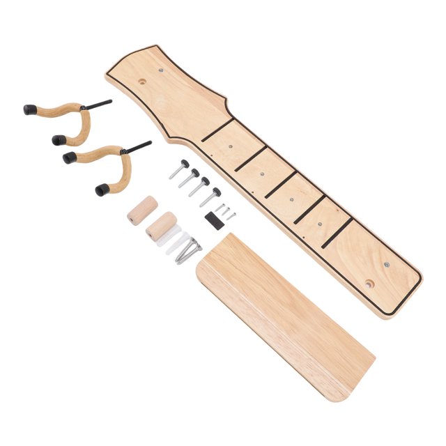 Support Mural pour Guitare, Support Mural Stable pour Guitare Gain de Place avec Support de Croche pour Studio de Musique