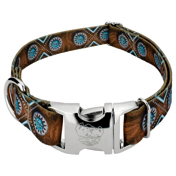 Country Brook Petz® Premium Saddle Up Dog Collar, Small
