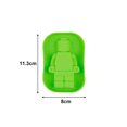 thumbnail image 1 of Molde de silicona para Robot de Chocolate, bandeja de bloques de construcción, cubitos de hielo para hacer Chocolate derretido, Fudge Jelly Dome Mousse, 1 of 4