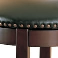thumbnail image 5 of Aboushi Swivel Bar Stools with Upholstered Seat Brown (Set of 2), 5 of 6