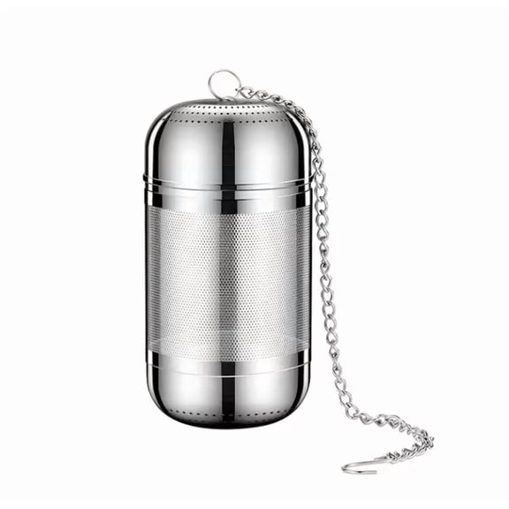 304 Stainless Steel Tea Infuser Ball with Chain Hook, Threaded Lid Mesh Tea Strainer for Loose Leaf Tea, Herbs & Spices, TIKA