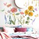 thumbnail image 3 of Calcomanía de pared DIY Hojas Flores PVC JAMW 1 juego Sencillez, 3 of 5