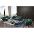 thumbnail image 6 of American Eagle Furniture Contemporary Full Leather/Metal Chair in Dark Green, 6 of 6