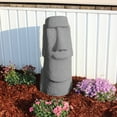 thumbnail image 4 of EMSCO Easter Island Head 28" Garden Statue – Natural Granite Appearance – 28” Height, 4 of 4