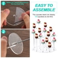 thumbnail image 4 of Uxcell Acrylic Cupcake Stand for 15 Cupcakes, Dessert Stand Pastry Serving Platter for Wedding Birthday Tea Party, 4 of 6