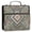 Intricate Brown Batik Pattern, variant on Water-Resistant 3-Ring Binder Organizer with Multiple Pockets Zipper Binder Bag for Office Intricate Brown Batik Pattern