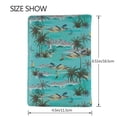 thumbnail image 3 of Pofeuu Hawaii Palms Print Travel Document Organizer Passport Holder Men Women for Family (6.5 in x 4.5 in),Wallet Holder Credit Card Clutch Bag Case, 3 of 5