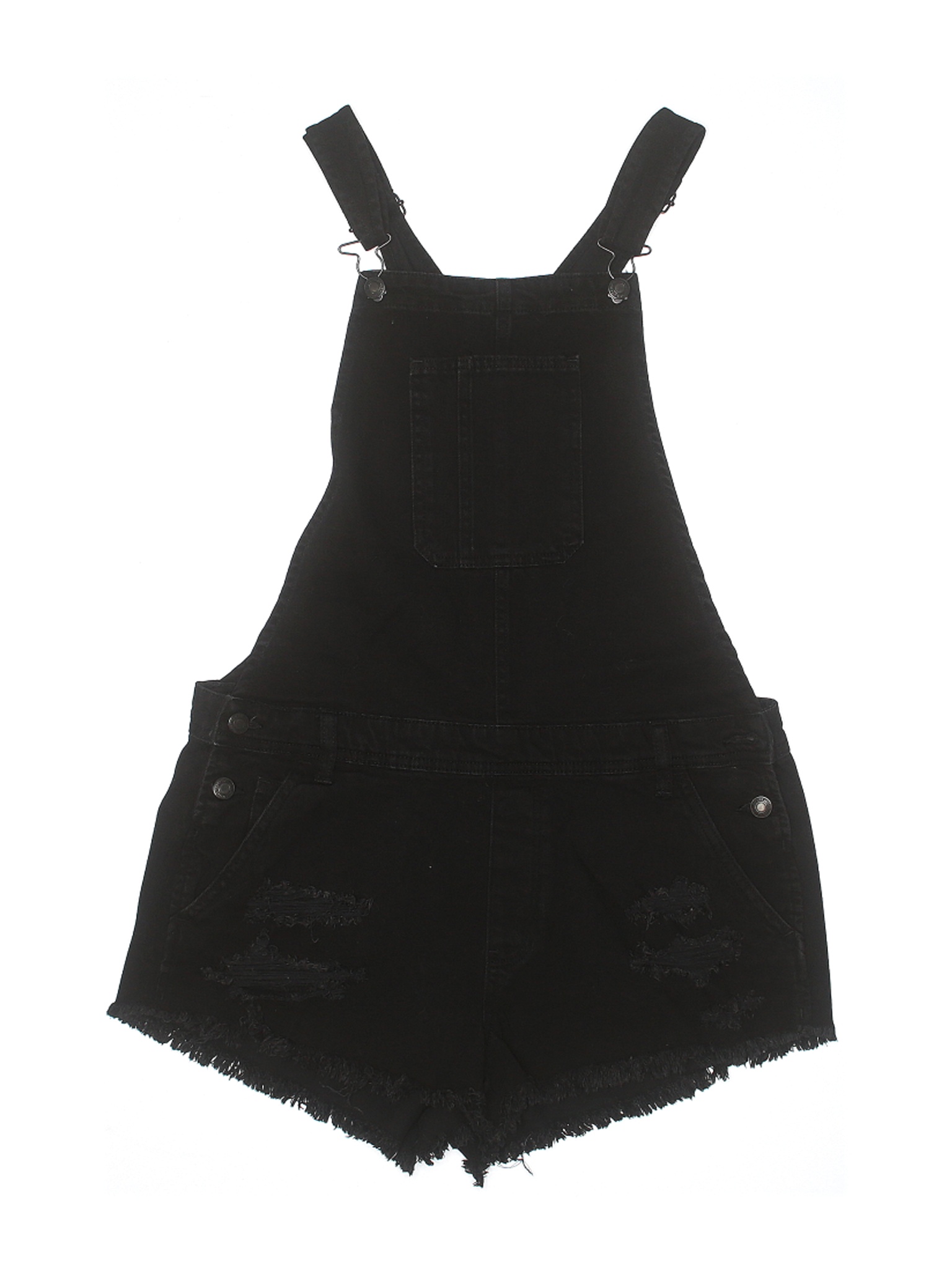 american eagle black overalls