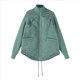 thumbnail image 1 of Chaqueta de Invierno para Mujer, Cálida, de Punto, con Retazos, Acolchada, Informal, de Cuello Alto, Larga y Cremallera Lago Azul XXL, 1 of 7