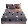 thumbnail image 2 of Four-Piece Bed Sheet Set,Warmth Micro Fleece Extra Soft Cozy Plush Fitted Bed Sheet, 2 of 4
