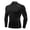 Gray, variant on Men's Compression Shirts thermal Long Sleeve Athletic Workout Gym Undershirts Sports Baselayers Running Tops Red