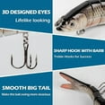 thumbnail image 4 of HLONK Gear Tackle Box Attractants Fishing Lures for Bass Trout  302 Count, 4 of 7