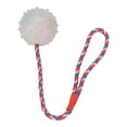 thumbnail image 4 of Pelota de goma para masticar con cuerda para perros, juguete para la dentición de cachorros, para perros medianos y pequeños., 4 of 14