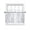 Grey, light blue, variant on Purple Grey Botanical Sheer Curtains 54 Inch Length 2 Panels Set Window Treatments, Spring Floral Summer Farmhouse Rod Pocket Semi Curtains for Living Room/Bedroom/Kitchen Décor, 104"W x 54"L