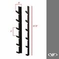 thumbnail image 5 of Valor Fitness Horizontal Wall Mounted Olympic Barbell Storage Racks 6 & 8 Bar Gun Rack, 5 of 6