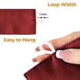 thumbnail image 4 of Superior Blackout Solid Light Filtering Grommet Curtain Panel Set, 46"X 96", Sangria, 4 of 12
