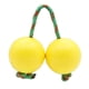 thumbnail image 2 of 1 par de bolas rítmicas de ABS para sonajero de mano, maracas, instrumento musical de percusión Amarillo, 2 of 5