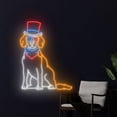 thumbnail image 2 of Handmadetneonsign Labrador 4th Of July Neon Sign, Dog Pet Art Decor, USA Celebration Wall Decor, 2 of 5