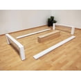 thumbnail image 4 of Base Para Cama Individual Muebles GM Tradicional Desarmable Madera de Pino Con Laca Color Blanco, 4 of 5