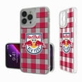 thumbnail image 3 of New York Red Bulls iPhone Plaid Design Clear Case, 3 of 7