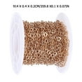thumbnail image 5 of MOVTOTOP 1 Roll Heart Link Chain DIY Jewelry Making Chain Sweater Chain Copper Chain, 5 of 5