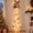 christmas magic trail wall light, variant on Christmas Bell Wall Lamp Illuminated Cloud Trail with Bow Greenery Star Snowflake Accents for Indoor Outdoor Seasonal Decor