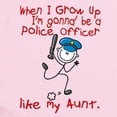 thumbnail image 2 of CafePress - Police Officer Like My Aunt 1 Infant Bodysuit - Baby Light Bodysuit, Size Newborn - 24 Months, 2 of 4