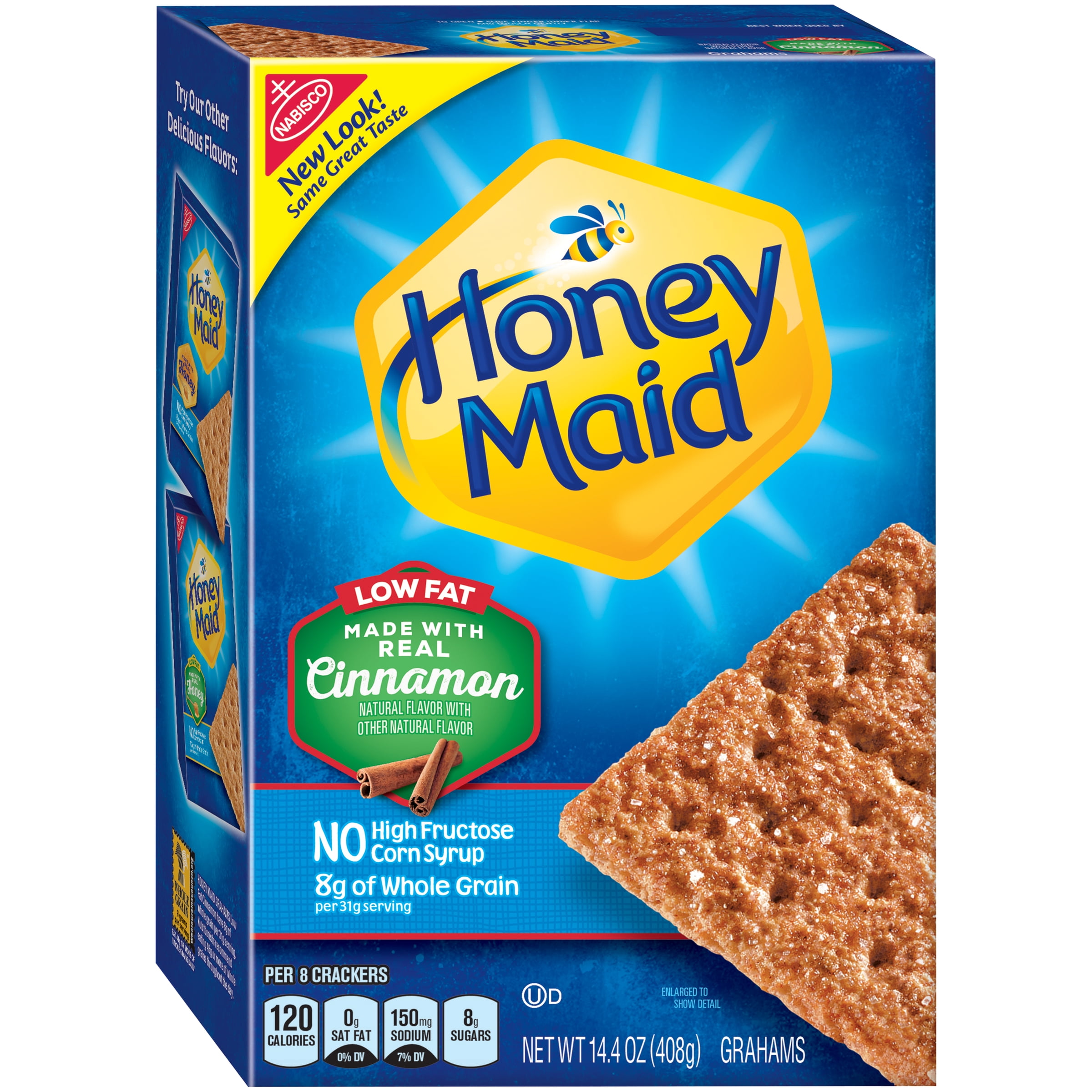 Nabisco Honey Maid Low Fat Cinnamon Graham Crackers, 14.4 Oz.