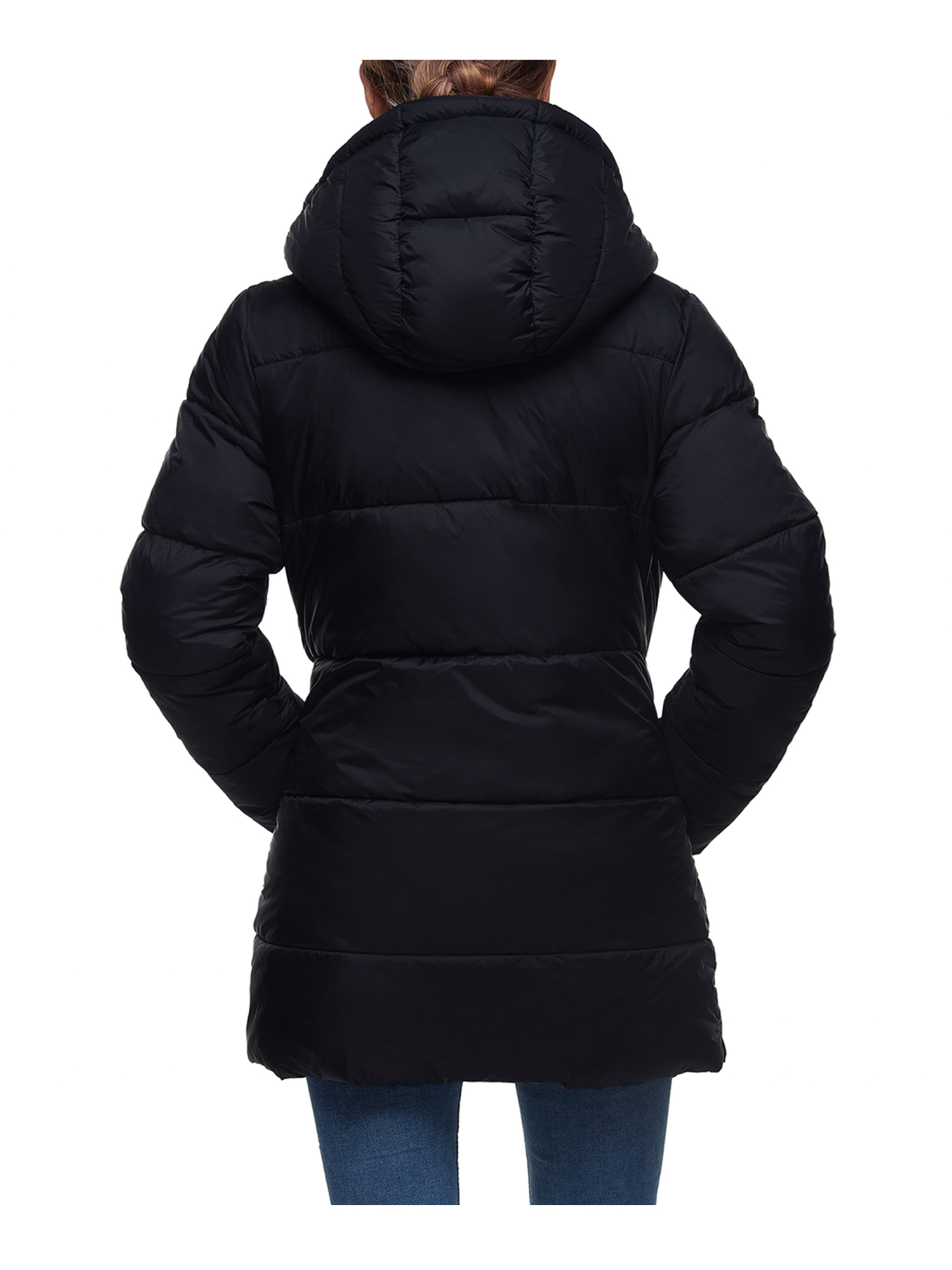 Rokka & Rolla Women's Long Quilted Puffer Coat photo 6