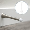 thumbnail image 6 of 6Pack Spring Door Stopper, 3-1/8" Flexible Door Stop with Rubber Bumper & Screws (Steel, White), 6 of 6