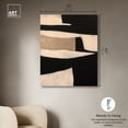 thumbnail image 5 of Maderas Texture Modern Earth Tone Abstracts Canvas Wall Art by Art Remedy, Gallery Wrapped, 36"x45", 5 of 7
