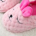thumbnail image 3 of Conejo - Pantuflas de animales de peluche 28/29 EU, pantuflas cálidas de algodón para niños de 1 a 6 años, regalos de Navidad para niños, pantuflas de interior de piel de dibujos animados, 3 of 5