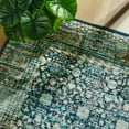 thumbnail image 3 of Balacho Farmhouse Floral Bohemian Faux Wool Area Rug, 4' x 6', Blue, 3 of 8