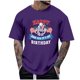 thumbnail image 2 of Tops para hombre, blusas y camisas de cuello redondo y manga corta para hombre, tops casuales de cuello redondo y manga corta con estampados especiales para hombre., 2 of 5