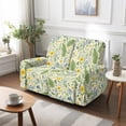 thumbnail image 7 of TSOVTHRID Floral Leaf Print 6 Pieces Reclining Loveseat Slipcover, 2 Seat Stretch Loveseat Recliner Cover Recliner Sofa Cover, Furniture Protector, 7 of 7