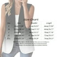 thumbnail image 3 of Ketyyh-chn99 Women's Blazers Sleeveless Elegant Pocket Loose Jackets Black,M, 3 of 5